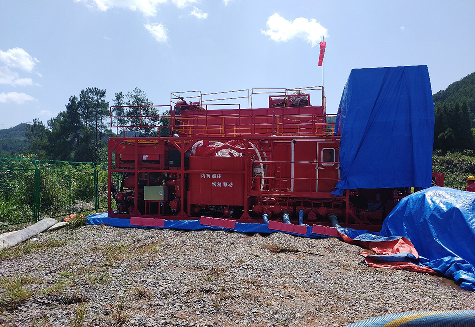 CSGS-960混配橇应用于华东石油工程有限公司技术分公司